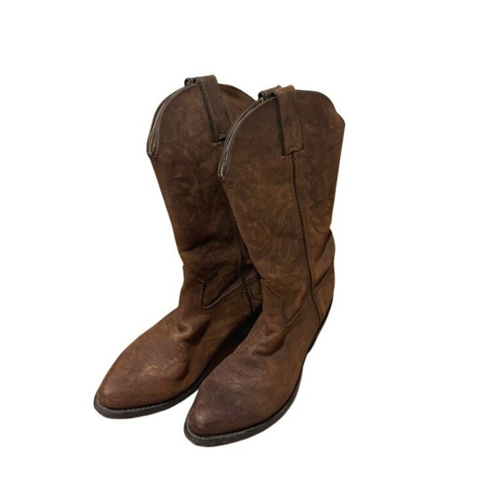 Durango RD4112 Womens 11 Inch Westin Shaft Stitch Tan Leather Western Boots 9M